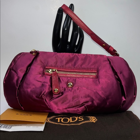 NWT TOD’S Pashmy Pochette Mini ~ in Fuchsia Pink
